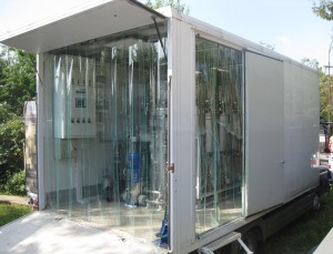 Mobile water treatment plant
