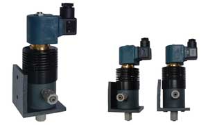 Solenoid valve for chlorine